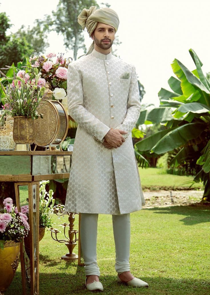 Royal Maroon Shervani
