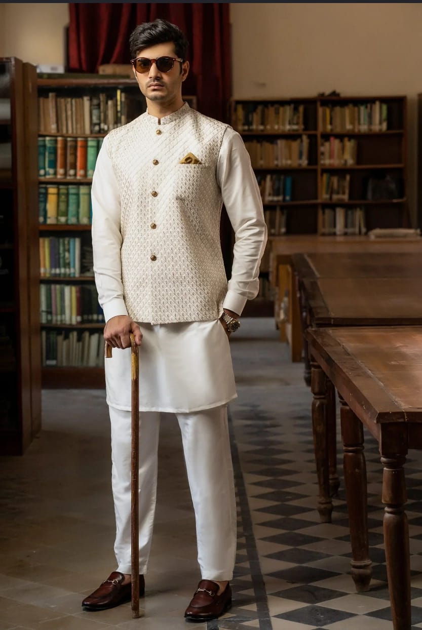 Ivory Ceremony Waistcoat