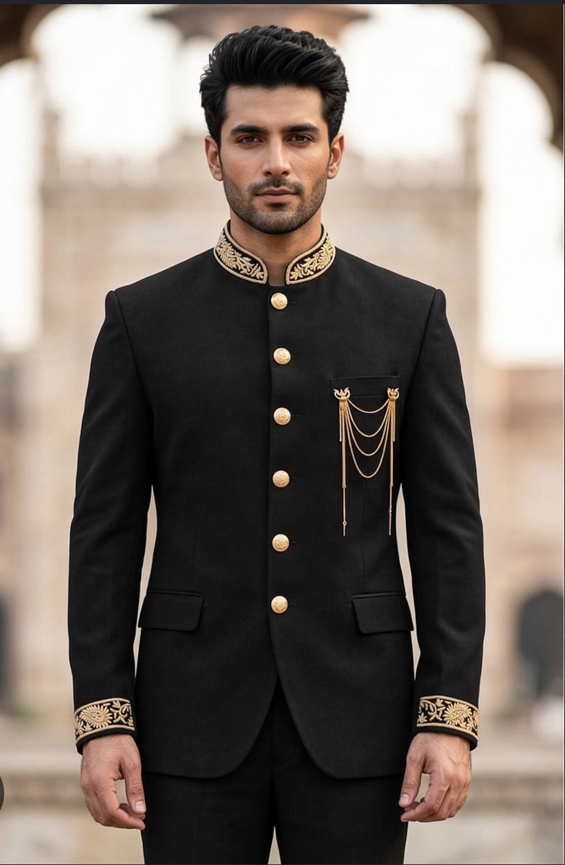 Steel Blue Formal Pant Coat