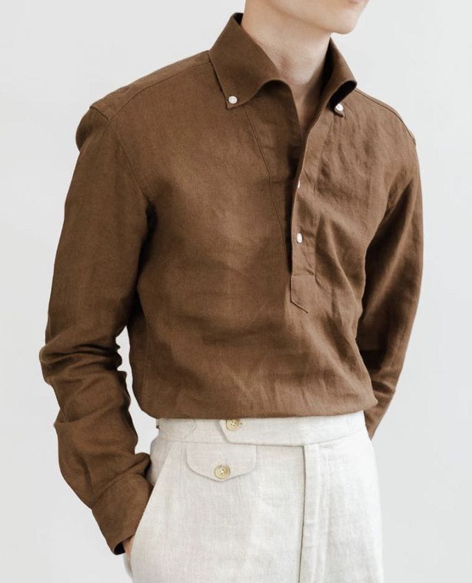 Wine Textured Shirt