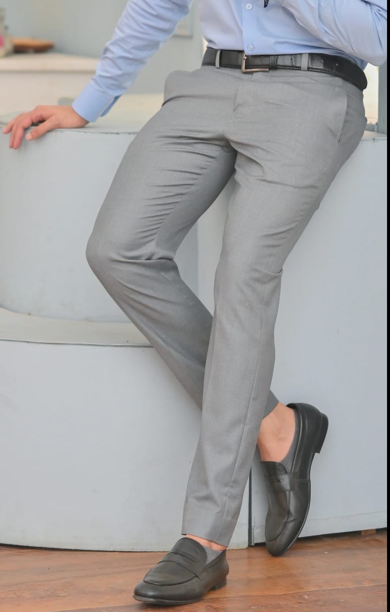 Navy Wool Dress Pant