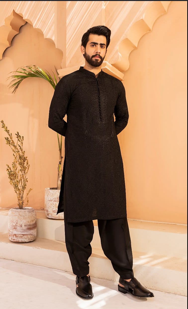 Linen Kurta Set