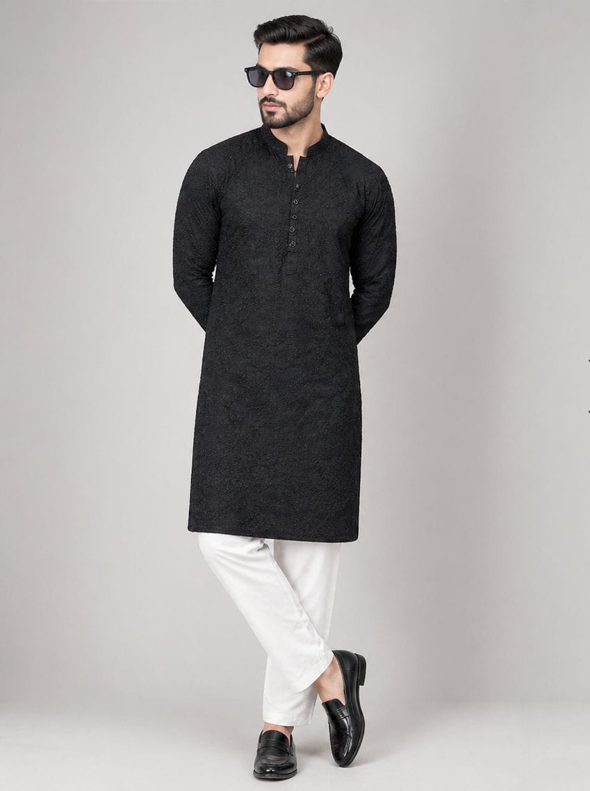 Gold Brocade Kurta